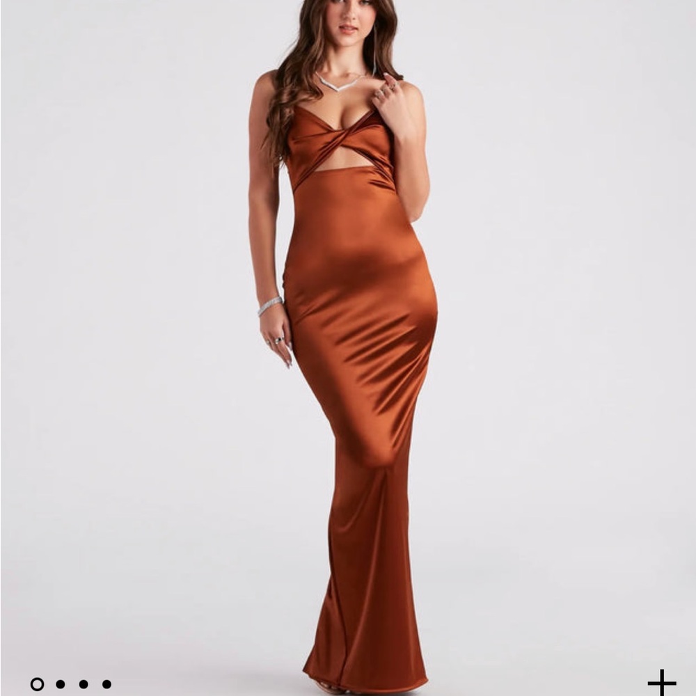 Formal satin dress